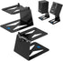 Mounting Dream Desktop Speaker Stand, Tilted Studio Monitor up to 15°, Set of 2 Bookshelf Speaker Stand