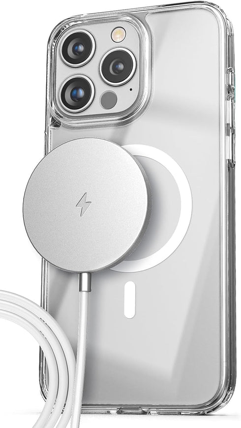 Encased Pack of 3 Compatible with MagSafe Accessories - Wireless Phone Charger, Slim Magnetic Phone Mount and Ring Grip Holder for iPhone