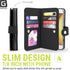 Gear Beast Flip Cover Dual Folio Case for iPhone Xs MAX, Slim Protective PU Leather Wallet Case with 7 Slot Card Holder