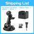 Suction Cup Mount for DJI Osmo Pocket 3, Action Camera Car Windshield Holder for GoPro Hero