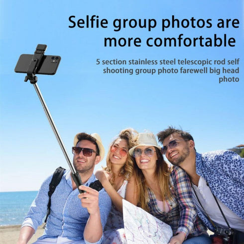 N\D 360 Bluetooth Selfie Stick Tripod Wireless Rotating Remote for Mobile Phone