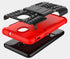 Yiakeng Galaxy J7 Refine Case - Shockproof Protective with Kickstand for Samsung J737V, J737T (Red)