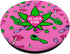 Pink Stoner Girl Weed Phone Grip Cute Marijuana 420 Gift PopSockets PopGrip: Swappable Grip for Phones & Tablets