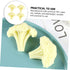 4Pcs DECHOUS Artificial Cauliflower Vegetable Models Lifelike Simulation Faux Vegetables Decoration Teaching Tools