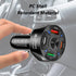 65W 4 Ports Car Fast Charging Charger with QC 3.0 15W & PD 20W for iPhone 14 13 12 Pro Max, S22 S21