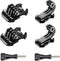 Helmet Adhesive Sticky Mounts and Accessory Kit with Buckle and Thumb Screws for GoPro Hero 11 10 9 8 Max