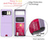 Slim Hard Rugged TPU Edge Case Cover for Galaxy Z Flip 3 with Clear Card Slot, Z POP