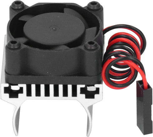 1/18 VGEBY RC Motor Cooling Fan, Efficient Heat Dissipation Compact Design Scale Heatsink Accessory for RC Enthusiasts