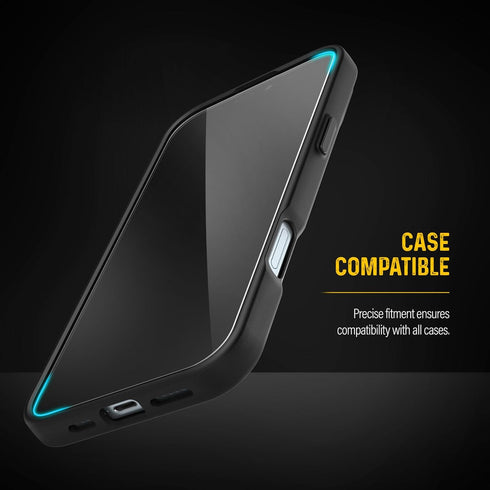 magglass iPhone 16 PRO Screen Protector (2-Pack), Toughened Tempered Glass with Rear Camera Lens Guard