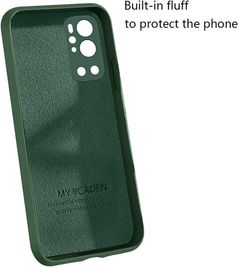 Bastmei Case for OnePlus 9 Pro 5G (2021), Non-Slip Matte Finish Cover with Soft TPU Protection (Green)
