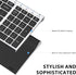 iClever BK10 Bluetooth Keyboard, Multi Device Rechargeable Bluetooth 5.1 with Number Pad, Ergonomic Design, Full Size