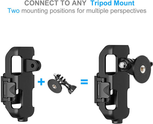 3 in 1 Tripod and Action GoPro Mount Stand Bracket for DJI Osmo Pocket, Action Cam Mount with Tripod Mount and Screw