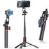 REQO Phones,51" Magnetic Tripod for iPhone and Android,Samsung Selfie Stick Tripod Mount with Remote,Portable Phone