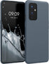 kwmobile Case Compatible with OnePlus 9, Soft Slim Protective TPU Silicone Cover - Dark Slate