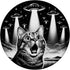 Cat UFO Funny Invasion Meme Retro Alien Selfie PopSockets Standard PopGrip
