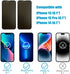 2 Pack Matte Privacy Screen Protector for iPhone 13/14/13 Pro, Anti-Glare Anti-Spy Tempered Glass Film 6.1 inch, Full