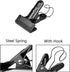 Backdrop Spring Clamps With Hook, 2 Pack of 4" Heavy Duty Clips for Photography Background Stands