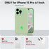 Vooii iPhone 15 Pro Case, Upgrade Defender Liquid Silicone, Shockproof with Enhanced Camera Protection, Matcha