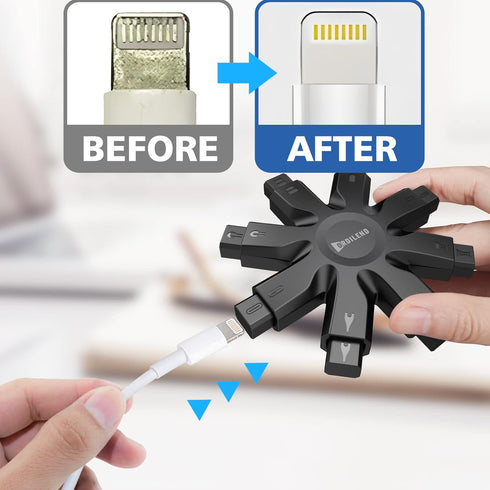 Ordilend iPhone Cleaning Kit, Charging Port Cleaner for Phone, iPad, Watch, Repair & Restore Cleaner for iPhone Speaker