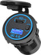 MGI SpeedWare Dual USB Port Charger Socket for Cars, 12V 24V 36W PD Type-C + QC3.0 Quick-Charge Socket