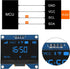 JUZITAO 2PCS 1.54 Inch I2C 12864 128x64 SSD1309 I2C OLED IIC Display Module Pixel Driver Serial Interface Display Board