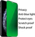 2 PCS Anti-Blue Privacy Tempered Glass Mirror Screen Protector for iPhone 11 Pro Max/iPhone XS Max, 6.5 inch