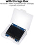MELIFE 2pcs 1.54 Inch I2C 128x64 SSD1309 OLED IIC Display Module, Pixel Driver Self-Luminous OLED Screen Board