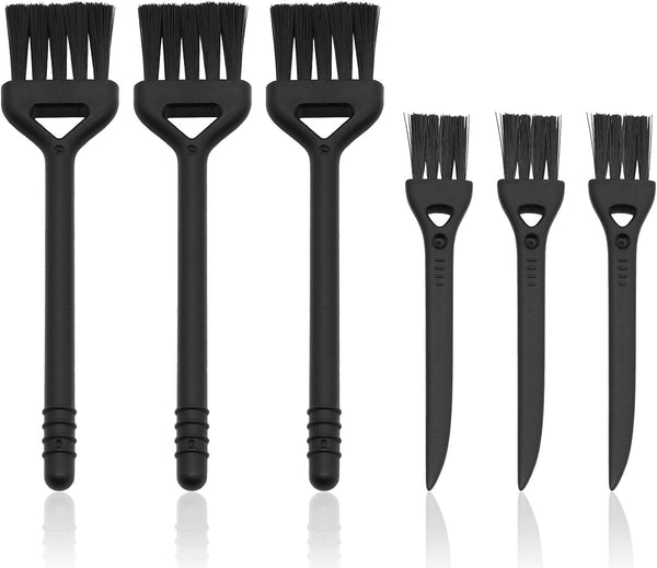 Keyboard Cleaning Brush, 6 Pcs Plastic Handle Nylon Anti Static Brush Kit for Computer Keyboard, Laptop, Phone Cleaning