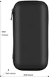 6.5x3.2x1 inch iMangoo Travel Essential Electronics Organizer Pouch Charger Case, Shockproof Dual Zipper Power Bank