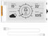 IoTeikXgo 2.13 Inch E-Ink Display with ESP32-S3 Development Board, Black/White E-Paper Display with