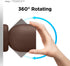 elago Silicone Cover for Google Nest Cam Outdoor/Indoor (Battery), Magnetic Mount Cover Included, Dark Brown