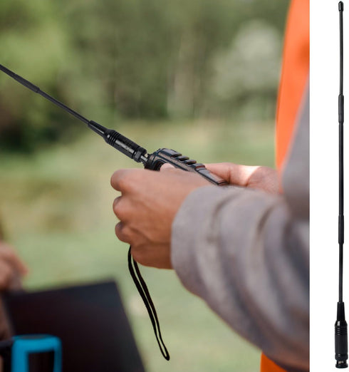 HYS 27Mhz 13-Inch BNC-Male Antenna for CB Handheld/Portable Radio with BNC Connector Compatible with Cobra Midland