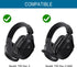 GVOEARS Cooling Gel Ear Pads for Turtle Beach Stealth 700 Gen 2 / Stealth 700 Gen 2 MAX Wireless Gaming Headset, Replacement Cushions with Ice Silk Fabric, Thickness & Sound Isolation - Black
