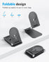 OMOTON Stand for MagSafe Charger, Foldable Phone Holder for MagSafe Accessories, Compatible with iPhone 16/15/14/13/12