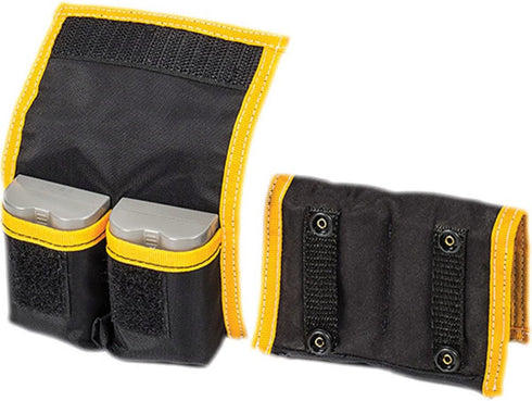 LensCoat 4-Battery Pouch Camera Battery Holder for DSLR (Black)