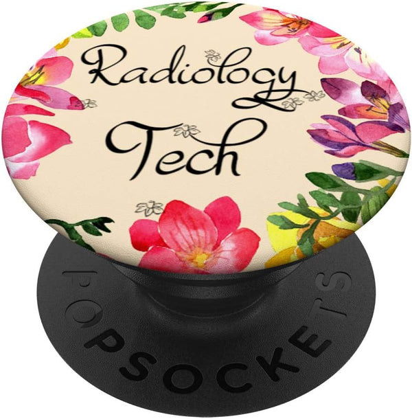 Radiology Technician Xray Rad Tech Love RT Graduation Gift PopSockets Swappable PopGrip