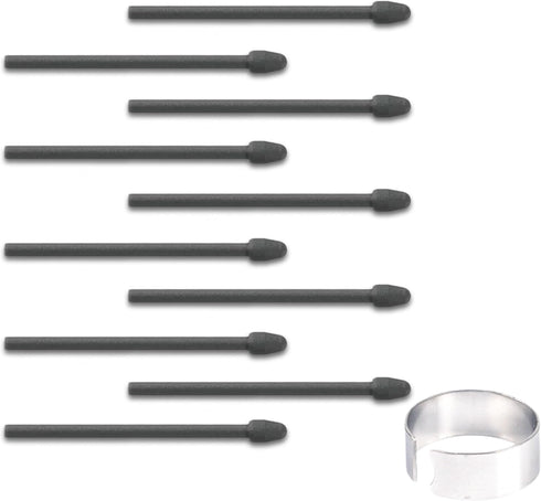 10 PCS Marker Pen Tips Replacement for BOOX Pen Plus, Pen2 Pro, Note Air2, and Other Stylus Tips, Black