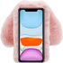 Rabbit Ear Case for Samsung Galaxy A54 5G, Crossbody Strap Fuzzy Cute Women Girls Plush Bunny Fur