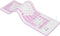 Foldable Silicone Keyboard, 103 Keys Wired Bluetooth Waterproof Rollup Keyboard for PC Notebook Laptop