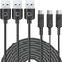 Cellet Micro USB 3.3 Feet Long Data Sync and Charge Cables Pack of 3 for Galaxy A6 S7 S6 Edge Note 5 LG K50S