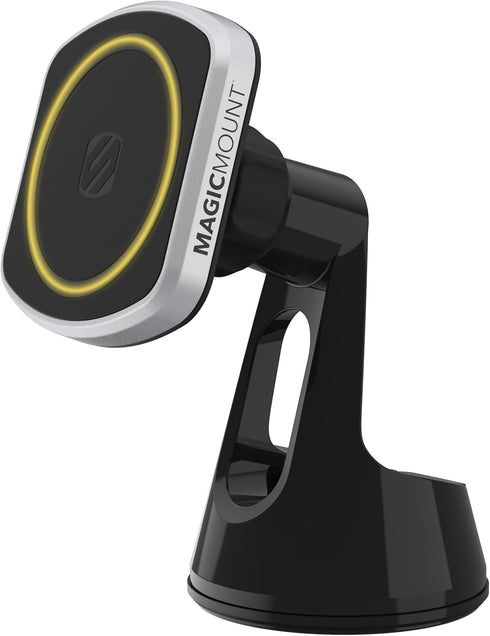 Scosche MP2ROWD MagicMount Pro2, Magnetic Cell Phone Holder for Dashboard/Windshield, Compatible with iPhone 16/15/14