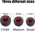 Zhtulck 36 3 Ear Bud Rubber Tips, Pcs Earbud Replacement Tips, Replacement Earbud Tips with Excellent Noise Isolation