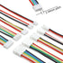 XH 2.54mm Connector Kit - JST XH Compatible 2.5mm Pitch Male Female Sockets, Plugs, and 22AWG Pre-Crimped Cables
