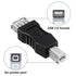 Xthrotsenk 2 2.0 Pcs A Female to USB B Male Printer Converter - USB A to B Adapter - AF/BM Adapter