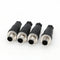DRRI M12 A-Code 8-pin Male Sensor Connector, Waterproof IP67, Straight 4 Sets