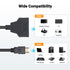 Marmoin 1 2 1 2 1080P HDMI Cable Splitter in Out HDMI Adapter Cable HDMI Male to Dual Female to Way, Support Two The