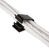 Cable Clips Black with 3M Adhesive, 50 Pack Small Wire Clamps for Cable Management, Includes 10 Reusable Cable Ties