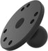 RAM Mounts GPS Round Plate with Ball RAM-B-202U with B Size 1" Ball