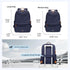 Backpack Daypack Backpack 14 Inch GOLF SUPAGS Women Laptop Casual for Work Travel College Purse Fits Notebook (Navy