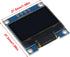 DWEII 6PCS 0.96 inch 12864 128X64 I2C SSD1306 4 OLED LCD Display Board Module IIC Driver Pins for Arduino Raspberry